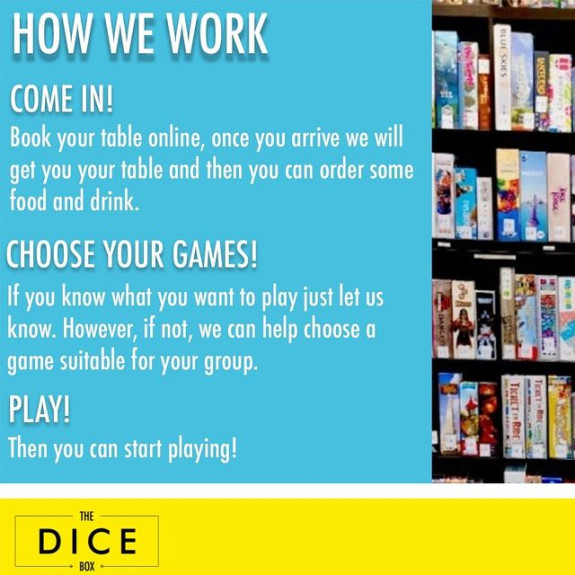 The Dice Box Cafe Peterborough, Cafe, Bridge St Peterborough, England